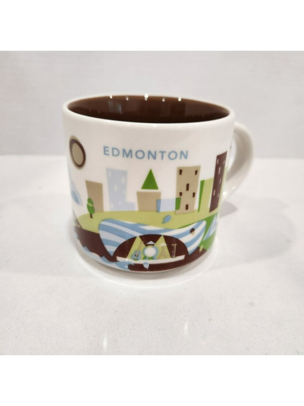 Starbucks Edmonton You Are Here Collection Mug Alberta Canada Coffee Cup 2013